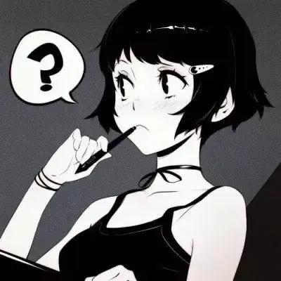「头像」经典黑白卡通漫画款头像！
