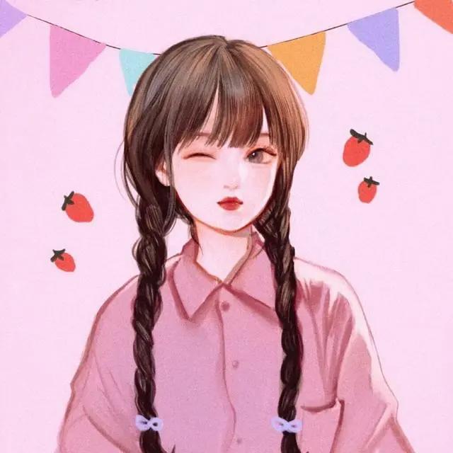 「少女头像精选」手绘、卡通、动漫