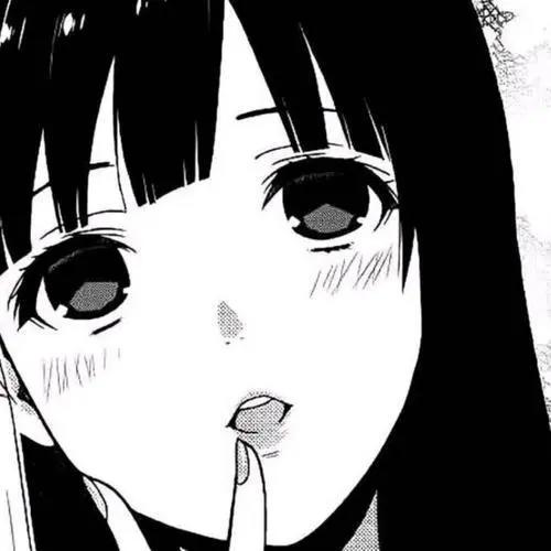 头像|黑白动漫女生头像