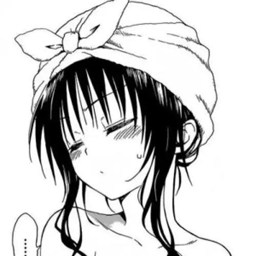 头像|黑白动漫女生头像