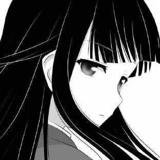 头像|黑白动漫女生头像