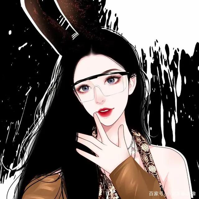 手绘漫画头像，简单画风，成就别样精彩