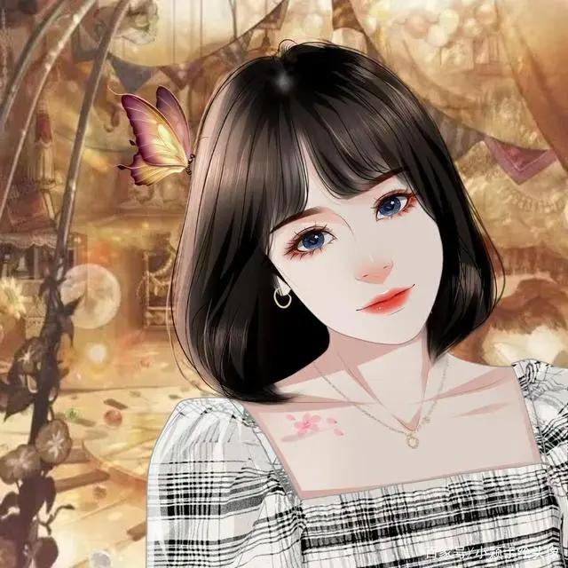 手绘漫画头像，简单画风，成就别样精彩