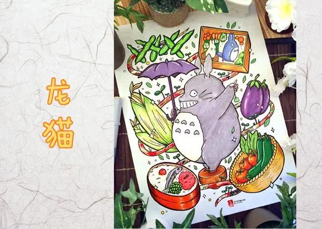 动漫里的小妖怪大集合!被美食环绕真兴奋,无脸男与龙猫笑开了花