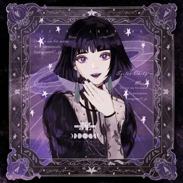 手绘暗黑风《美少女战士》,不要再做乖乖女,酷炫御姐也很可以!