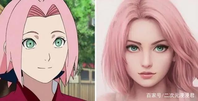 动漫女角色AI真人版，化身2.5次元美女，果然还是漫画中最好看