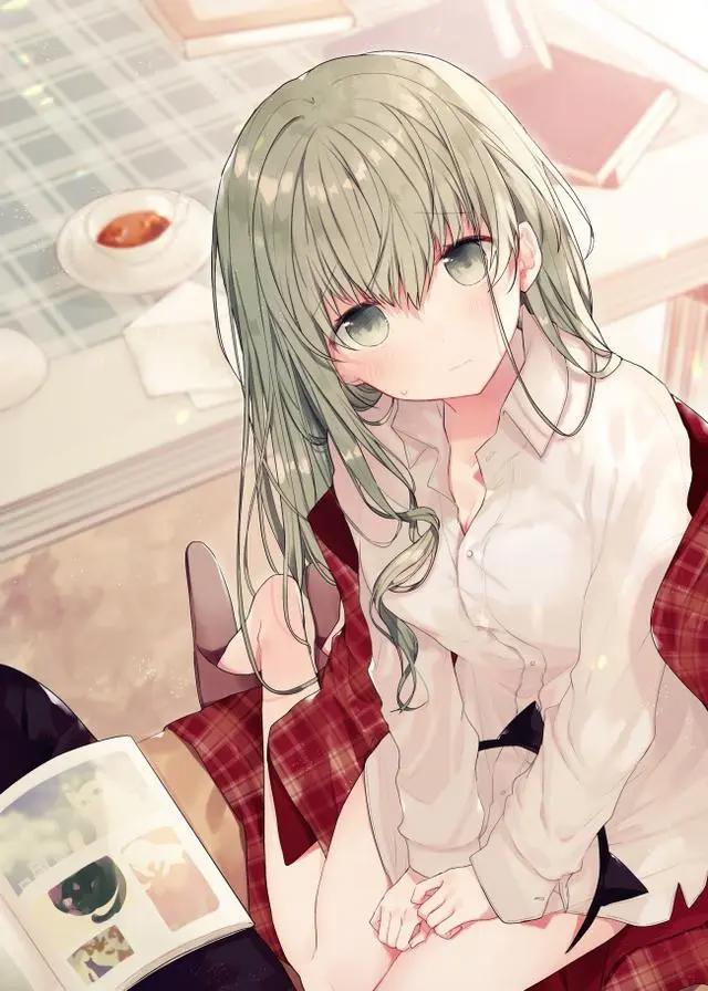 动漫美少女：让我看看是谁只收藏不点赞