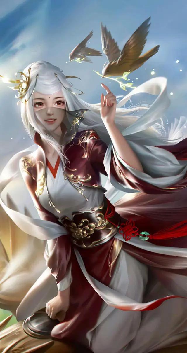分享一组比真人漂亮的高清动漫美女图