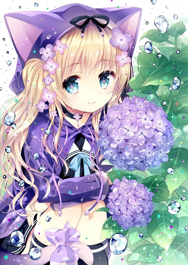 无水印动漫美少女插画，修罗归，爷青回！