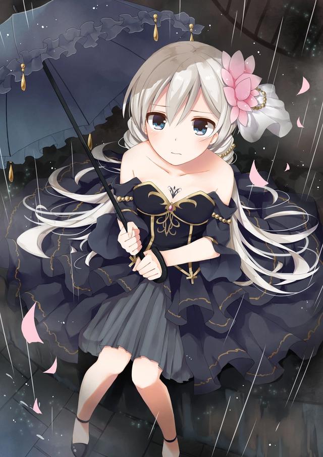 无水印动漫美少女插画，修罗归，爷青回！