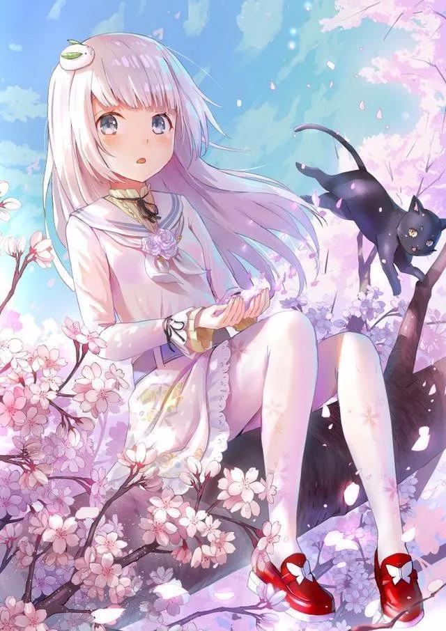 清纯漂亮的唯美二次元少女图赏！
