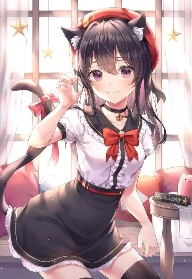 动漫：几个二次元少女，可爱又迷人
