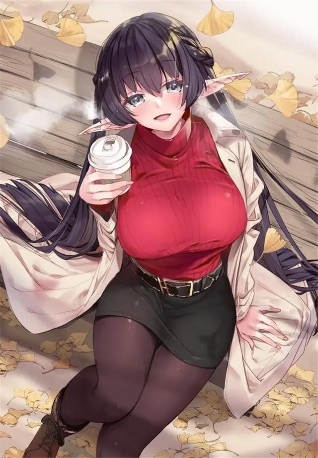 冬日二次元女生头像分享！毛衣特辑P站美图欣赏