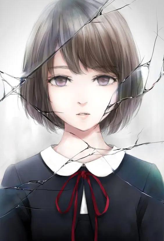 二次元美女壁纸：喜欢就像是风吹过大海的声音