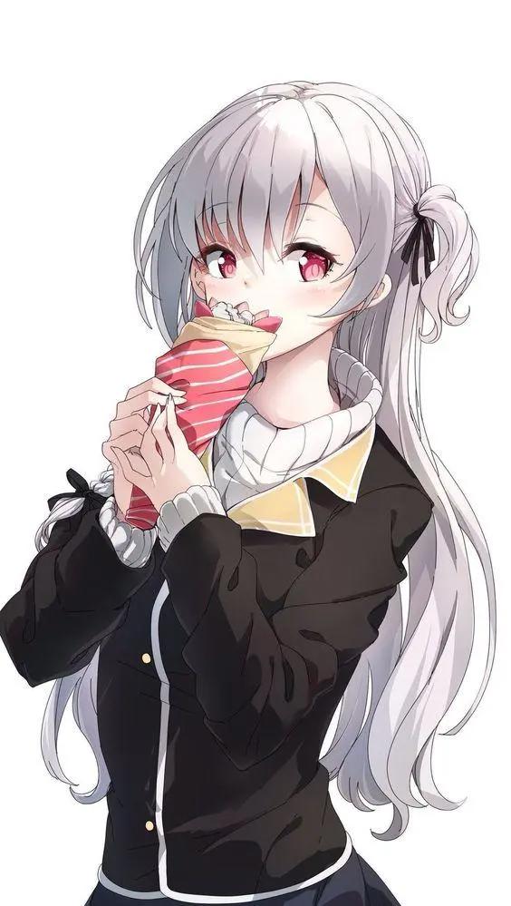 二次元美女壁纸：喜欢就像是风吹过大海的声音
