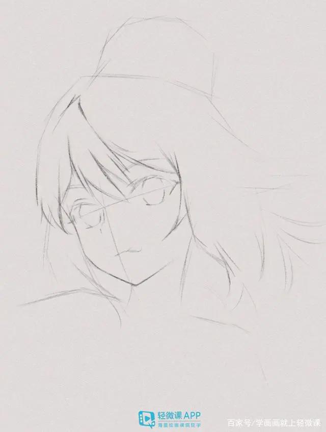 零基础学素描：动漫美女素描教程！