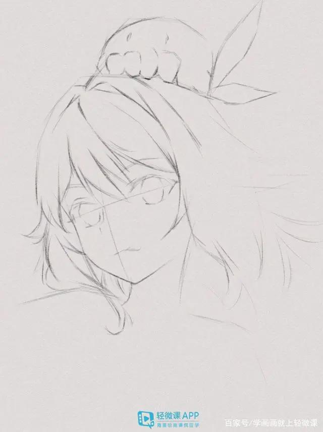 零基础学素描：动漫美女素描教程！