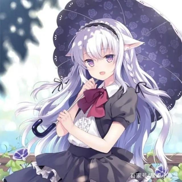 十二星座专属的二次元猫耳美少女，天秤座的最美，水瓶的不敢直视