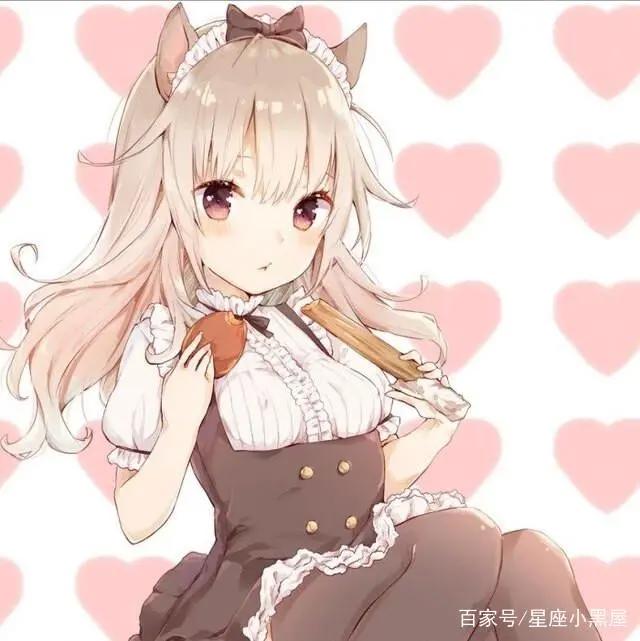 十二星座专属的二次元猫耳美少女,天秤座的最美,水瓶的不敢直视