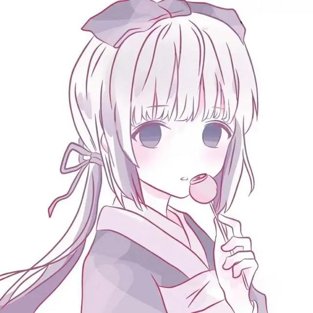 超美腻的二次元闺蜜头像，要努力做可爱又可靠的女孩子！