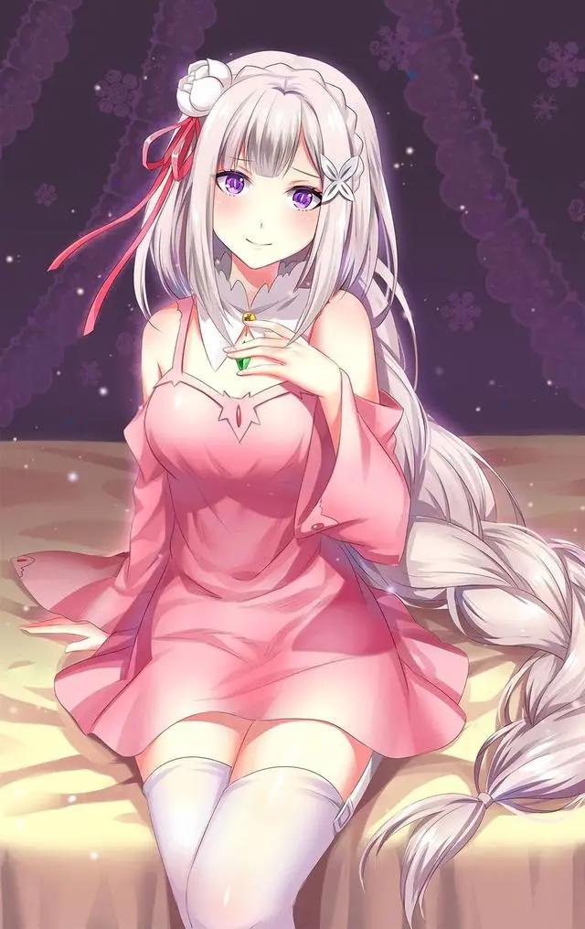 二次元＃清纯吊带连衣裙美少女壁纸