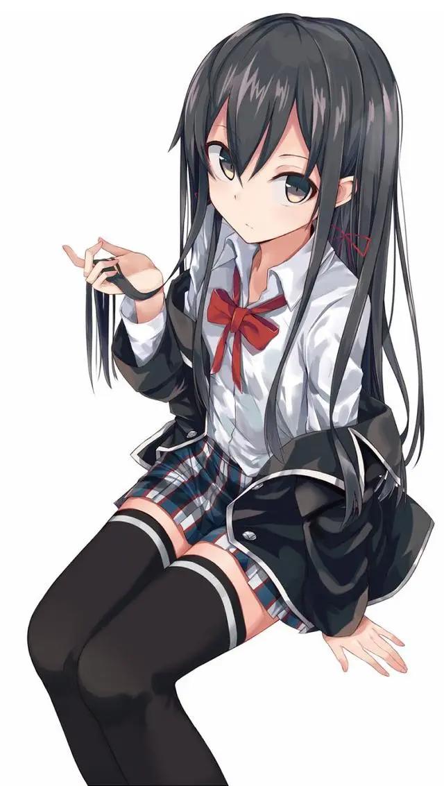 二次元美少女们的坐姿，吾王霸气，狂三魅惑，纱雾最可爱！