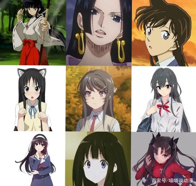 二次元女角色的9大发色,你比较喜欢哪几种呢?