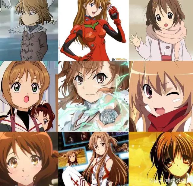 二次元女角色的9大发色，你比较喜欢哪几种呢？