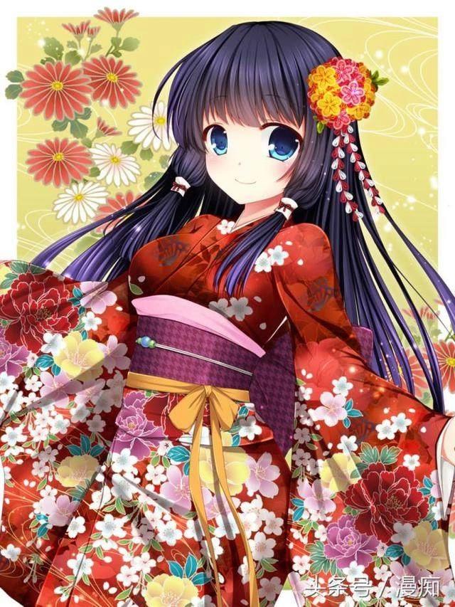 盘点那些二次元中的和服美少女，看了别流鼻血哟！