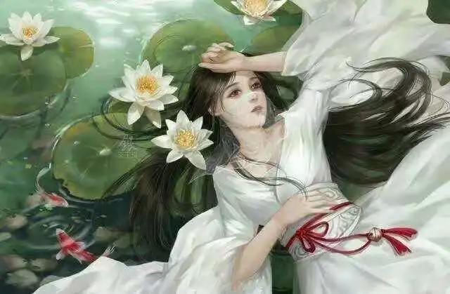 古风二次元美女壁纸丨愿做同心人，齐看窗前花开花落！