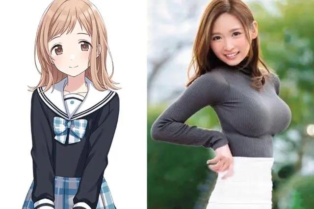 一张被转1.1万次的图：同三围下，二次元和三次元美少女身材对比