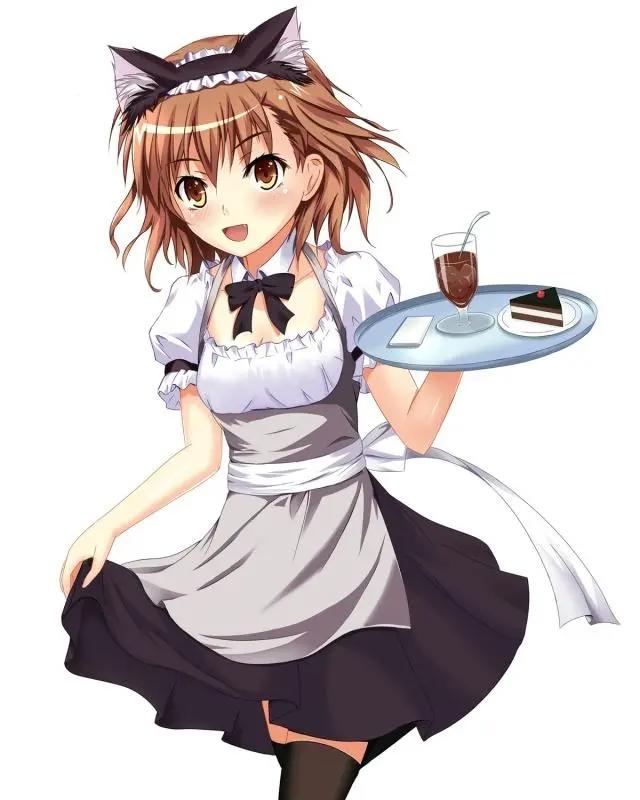 当时崎狂三，御坂美琴等二次元美女都换上“女仆装”，谁最好看？