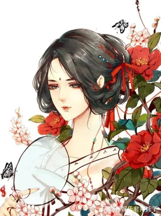 唯美古风二次元绝色美女壁纸：回眸一笑百媚生，六宫粉黛无颜色