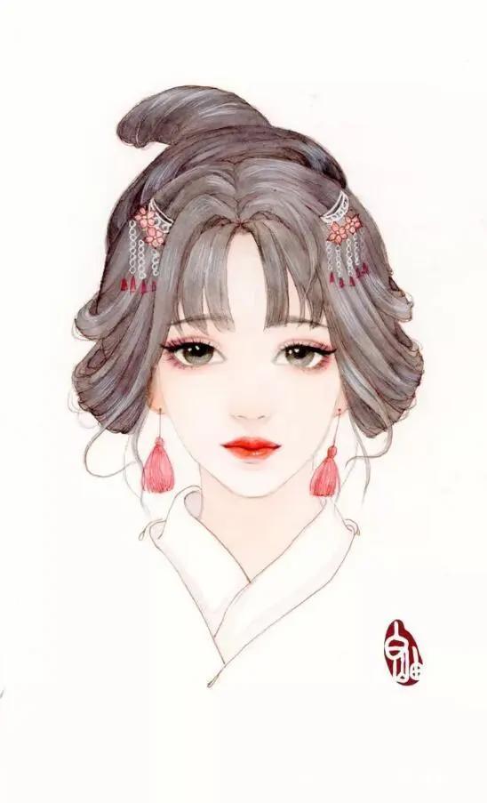 唯美古风二次元绝色美女壁纸：回眸一笑百媚生，六宫粉黛无颜色