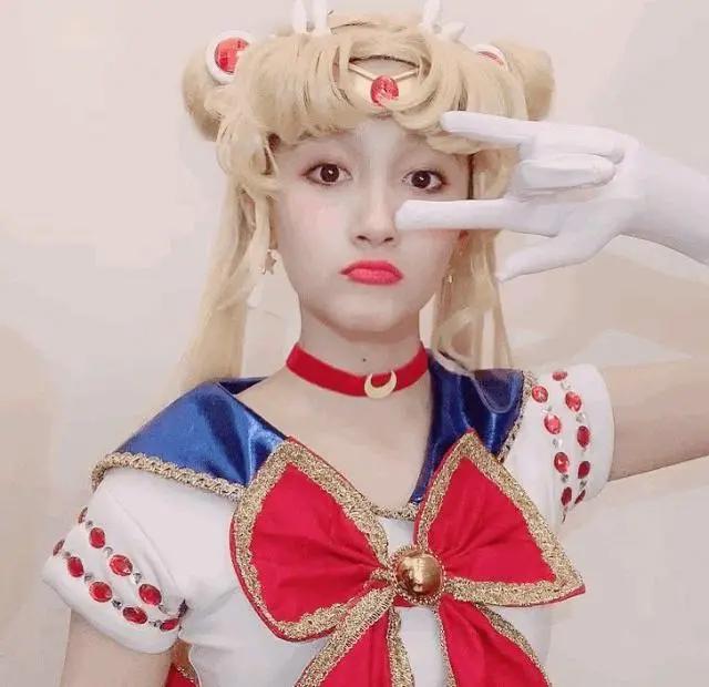 女明星cos二次元,茉莉公主好惊艳,男友看到赤木晴子都心动了!