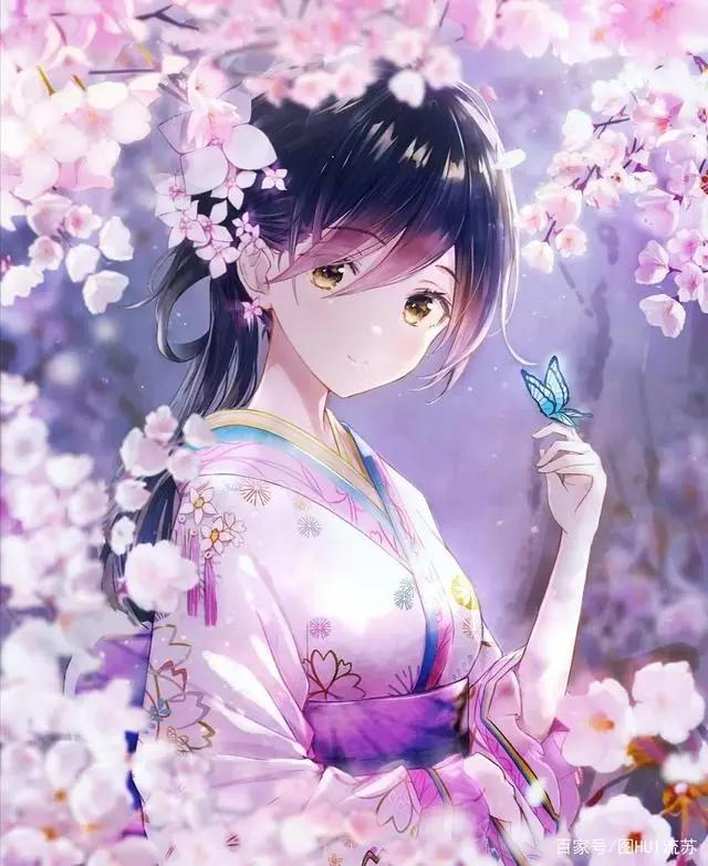 二次元女生头像壁纸可爱的女生也有一颗温柔的心