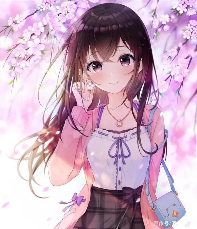 二次元女生头像壁纸可爱的女生也有一颗温柔的心