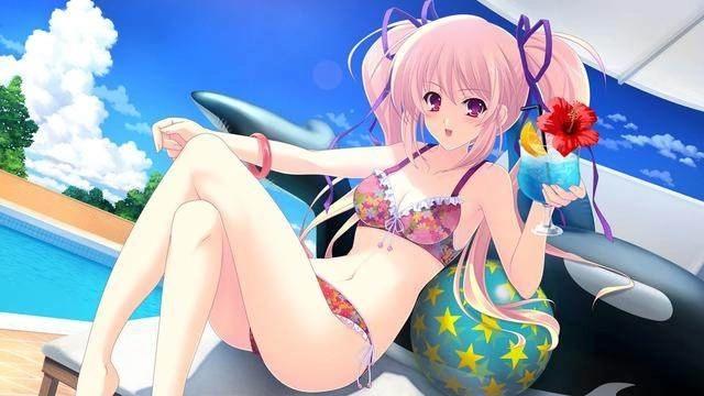 夏天辣么热，是时候来一波二次元泳装少女图了