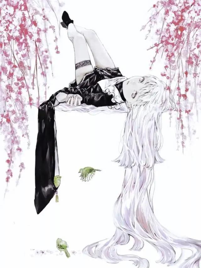 画师描绘令人心动的二次元少女插画，充满忧郁的贵族气质！
