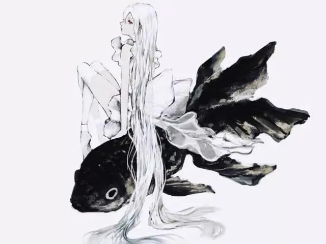 画师描绘令人心动的二次元少女插画，充满忧郁的贵族气质！