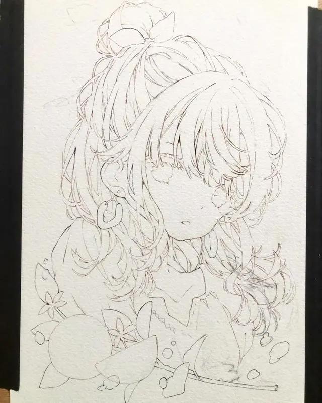 CG原画插画教程：日系二次元动漫女孩