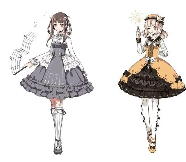 洛丽塔动漫二次元少女插画欣赏，青涩美少女的别样诱惑“洛丽塔”