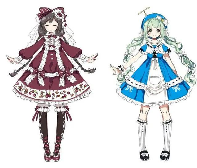 洛丽塔动漫二次元少女插画欣赏，青涩美少女的别样诱惑“洛丽塔”