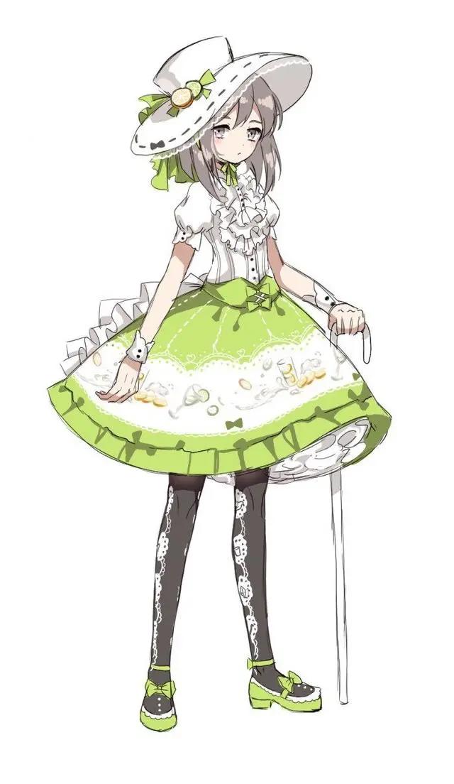 洛丽塔动漫二次元少女插画欣赏，青涩美少女的别样诱惑“洛丽塔”