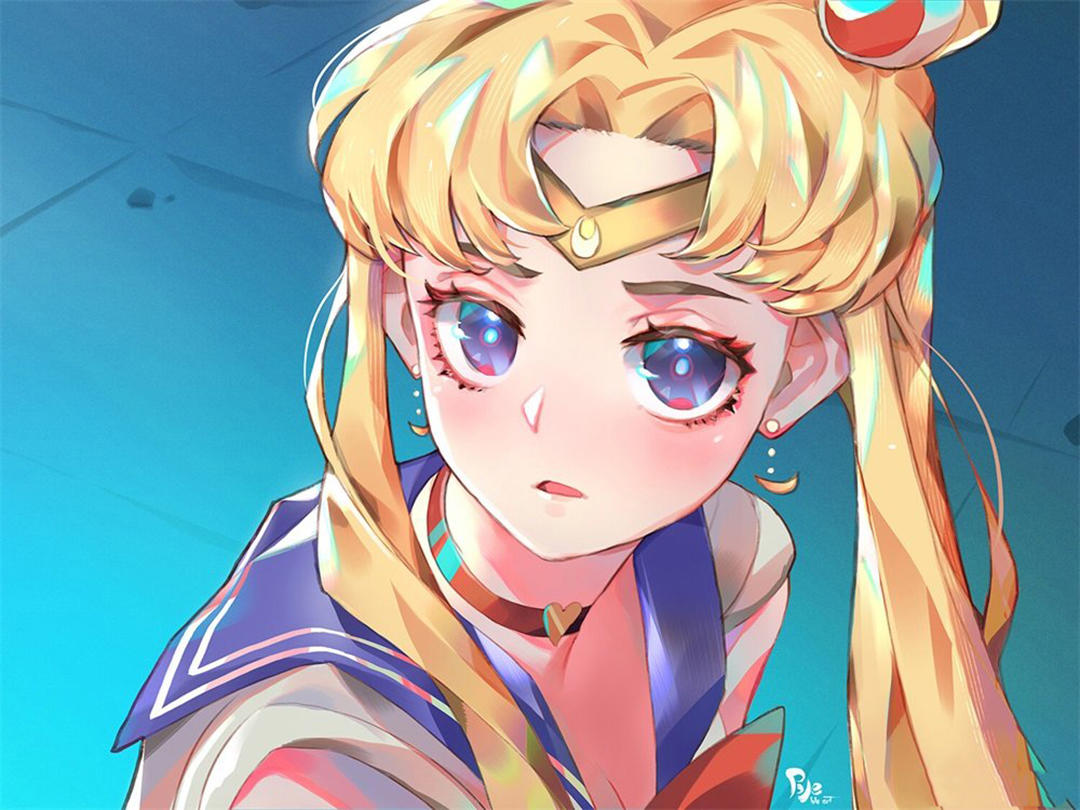 色彩绚丽的二次元美少女同人插画,非常吸引眼球