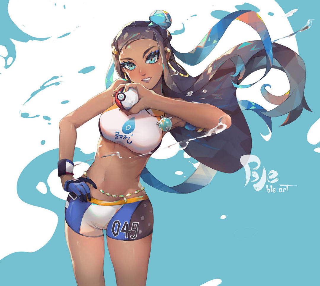 色彩绚丽的二次元美少女同人插画,非常吸引眼球