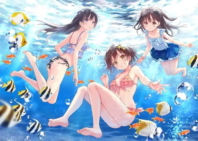 日本插画师フカヒレ作品：总有一个二次元小姐姐是你喜欢的