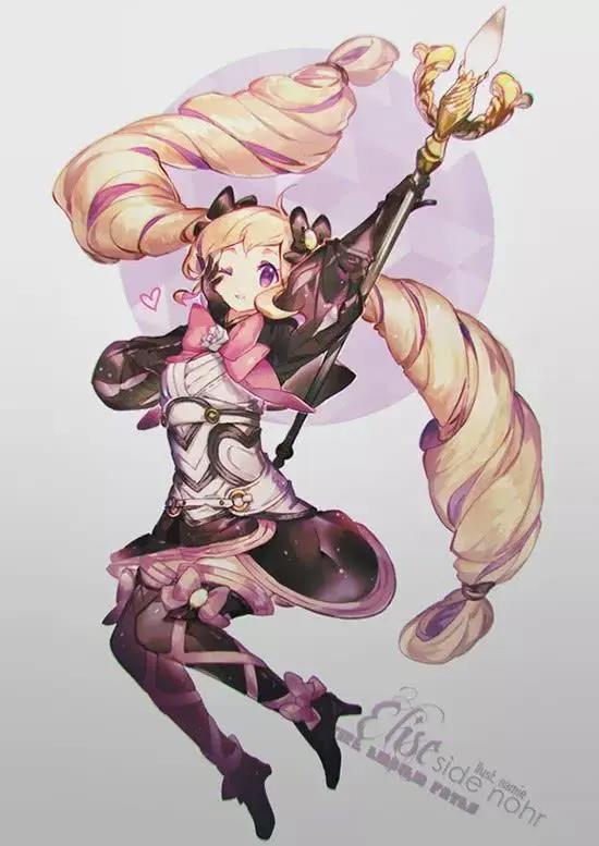 动漫插画，20张二次元小姐姐插画：画师Namie作品