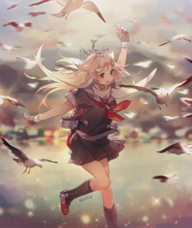 动漫插画,20张二次元小姐姐插画:画师Namie作品