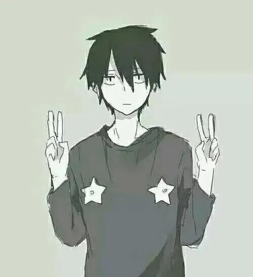 酷酷的二次元动漫男生头像，别去计算日子，我想喜欢你一辈！